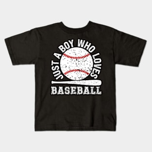 American Sport Fan Baseball Lover Boys Batter Baseball Kids T-Shirt